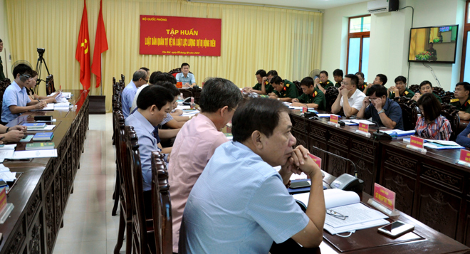 Các đại biểu tham dự tập huấn tại điểm cầu m88 trang cá cược the thao.