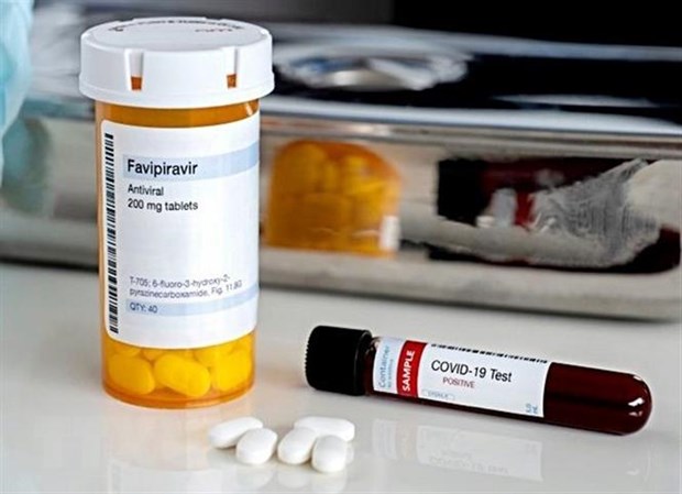 Thuốc điều trị cho bệnh nhân COVID-19 có chứa hoạt chất favipiravir.
