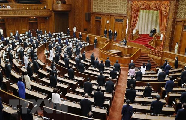 Toàn cảnh một phiên họp Quốc hội Nhật Bản ở Tokyo.