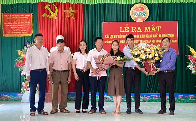 The model club of farmers with successful production and business in Hung Thinh commune, Tran Yen district is the second of its kind established in Yen Bai.
