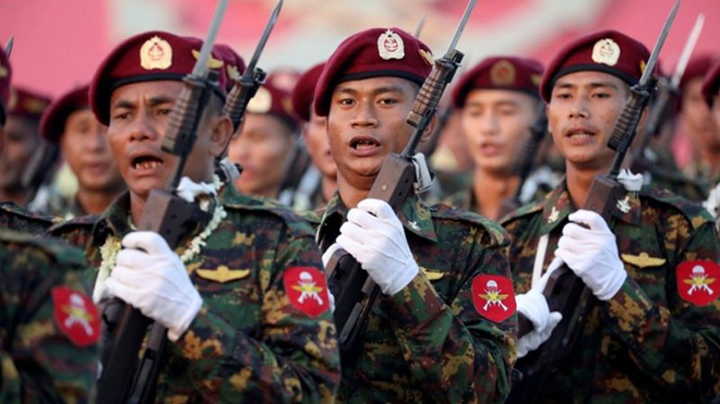 Myanmar sở hữu quân đội lớn thứ hai ở Đông Nam Á.