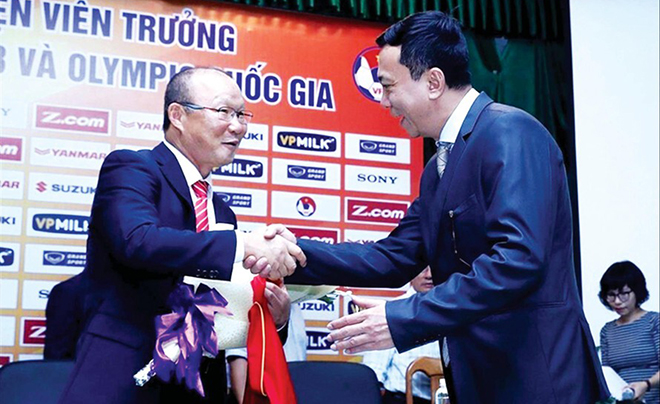 VFF cho biết HLV Park Hang - Seo là lựa chọn thích hợp với bóng đá Việt Nam Ảnh: Anh Đoàn