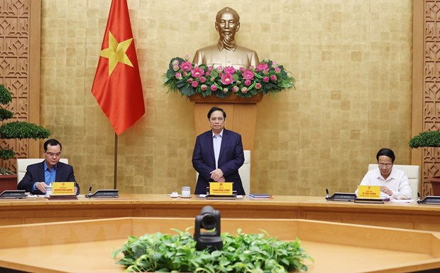 Thủ tướng Phạm Minh Chính chủ trì hội nghị.