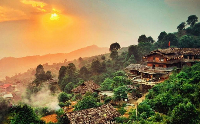 A corner of Suoi Giang tourist site.