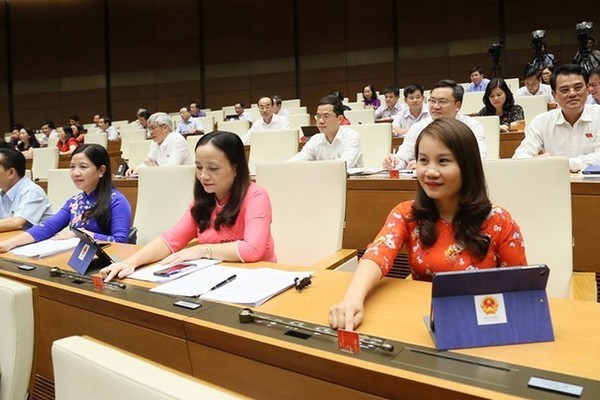 Đại biểu Quốc hội biểu quyết thông qua Nghị quyết về dự toán ngân sách Nhà nước năm 2020