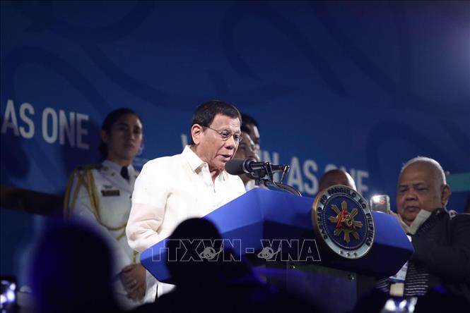 Tổng thống Philippines Rodrigo Duterte tuyến bố khai mạc SEA Games 30.