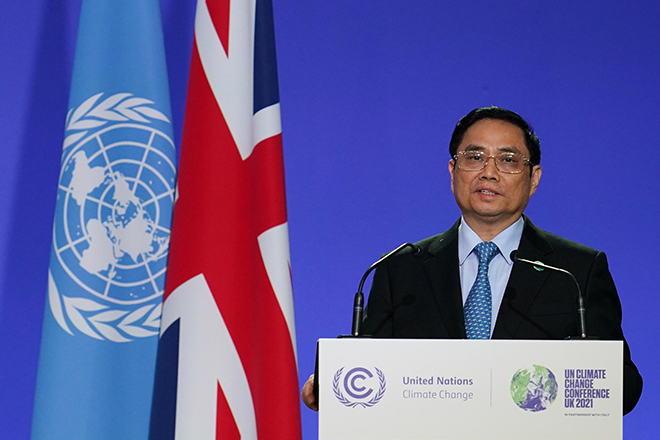 Thủ tướng Phạm Minh Chính phát biểu tại Hội nghị COP26