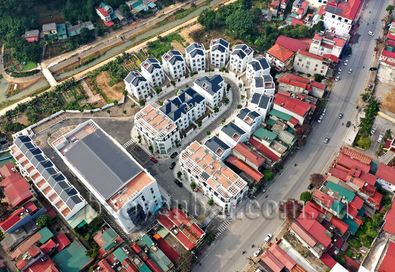 Melinh PLAZA Yên Bái với 18 căn biệt thự cao cấp với 12 căn shophouse tại phường Minh Tân, thành phố Yên Bái.