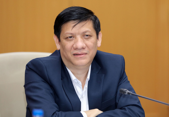 Bộ trưởng Bộ Y tế Nguyễn Thanh Long phát biểu tại phiên họp trực tuyến sáng 20-1