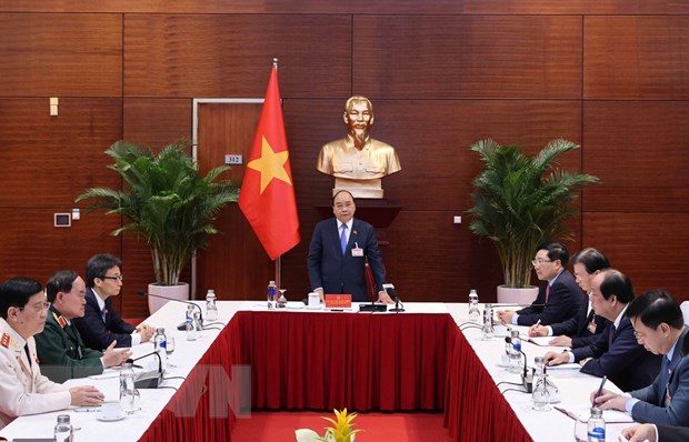 Thủ tướng Nguyễn Xuân Phúc chủ trì phiên họp Thường trực Chính phủ với Ban Chỉ đạo quốc gia phòng, chống dịch COVID-19.