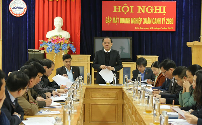Đồng chí Tạ Văn Long – Phó Chủ tịch Thường trực UBND tỉnh phát biểu chỉ đạo hội nghị.