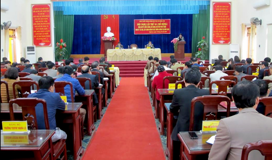 Hội nghị lần thứ 45 Ban Chấp hành Đảng bộ thị xã Nghĩa Lộ, khóa XIII tiếp tục quán triệt nhiều nội dung quan trọng của đại hội Đảng các cấp, nhiệm kỳ 2020 - 2025.