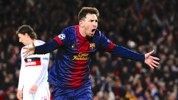 Messi đã có 2 cú sút hiểm hóc vào lưới AC Milan.