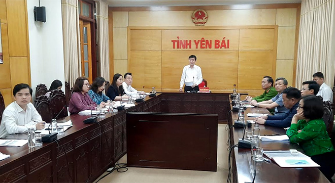 Đồng chí Nguyễn Chiến Thắng – Phó Chủ tịch UBND tỉnh phát biểu tại Hội nghị.