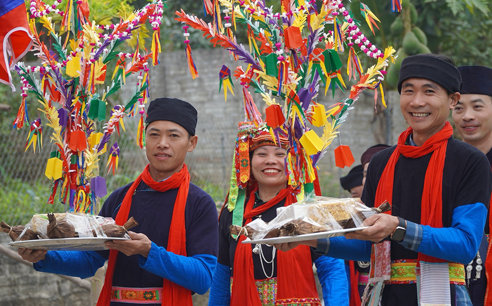 Một hoạt động tại Lễ hội đền Đông Cuông, huyện Văn Yên.