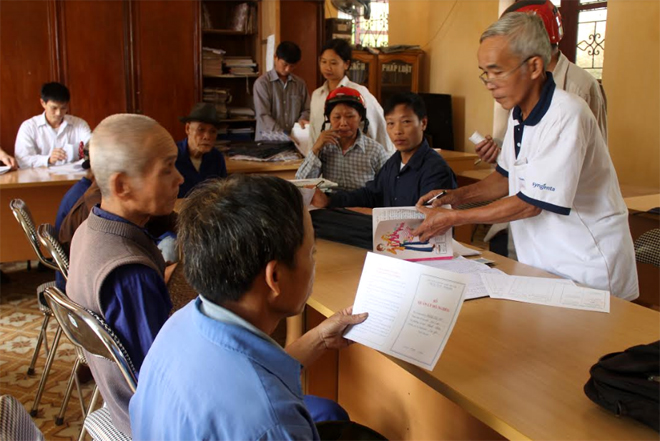 Người dân xã Khánh Thiện, huyện Lục Yên luôn thực hiện tốt các chủ trương của Đảng, chính sách pháp luật của Nhà nước.