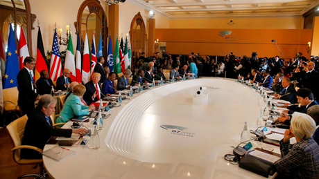 Quang cảnh Hội nghị G7 tại Sicily.