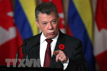 Tổng thống Colombia Juan Manuel Santos.