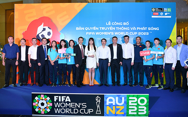 Lễ công bố bản quyền FIFA World Cup nữ 2023.