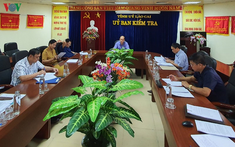Ủy ban Kiểm tra Tỉnh ủy Lào Cai họp đề nghị kỷ luật đảng viên