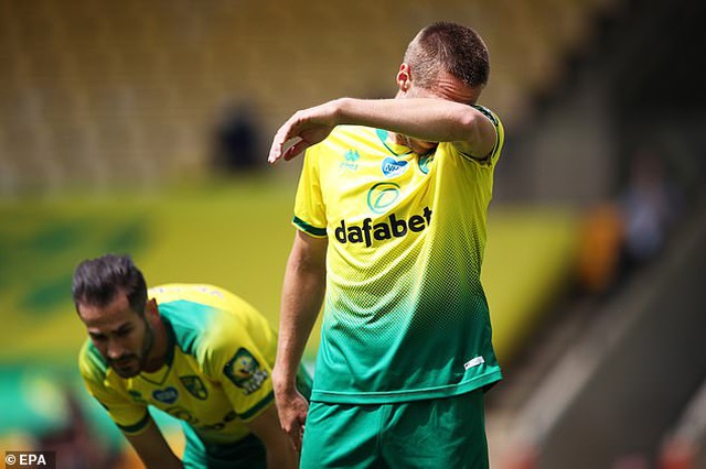 Norwich City xuống hạng ở Premier League.