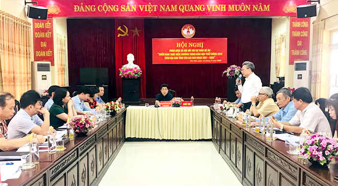 Hội nghị phản biện xã hội dự thảo Đề án 
