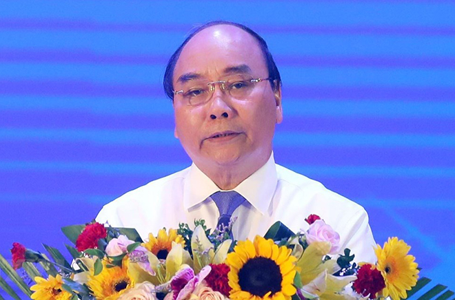 Thủ tướng Nguyễn Xuân Phúc phát biểu tại Lễ kỷ niệm.