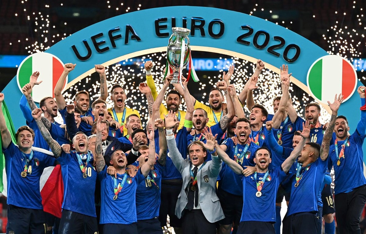 Italy đăng quang EURO 2020. (Ảnh nguồn: EPA)