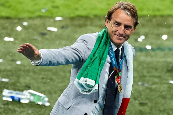 HLV Mancini dẫn dắt Italia vào năm 2018 và đã làm thay đổi hoàn toàn bộ mặt của đội bóng này