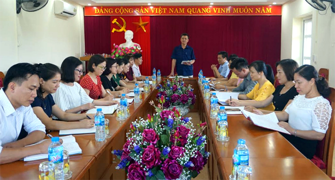 Đồng chí Nguyễn Huy Cường - Giám đốc Sở Tư pháp chỉ đạo triển khai nhiệm vụ công tác tư pháp những tháng cuối năm.