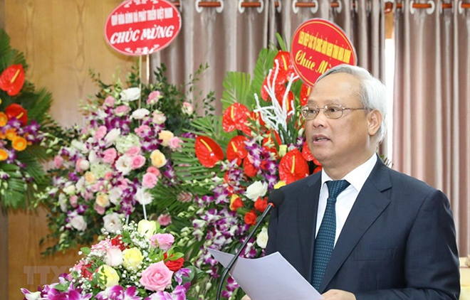 Phó Chủ tịch Quốc hội, Chủ tịch Ủy ban Hòa bình Việt Nam Uông Chu Lưu phát biểu khai mạc.
