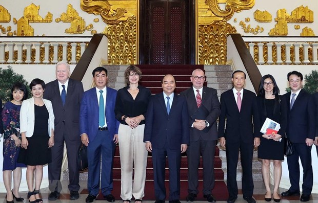 Prime Minister Nguyen Xuan Phuc on September 16 hosted a reception for Dutch and Belgian Ambassadors, Elsbeth Akkerman and Paul Jansen, along with EU investors.