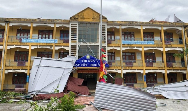 Một số Sở GD&ĐT yêu cầu gia cố trường học để phòng, chống bão Noru.